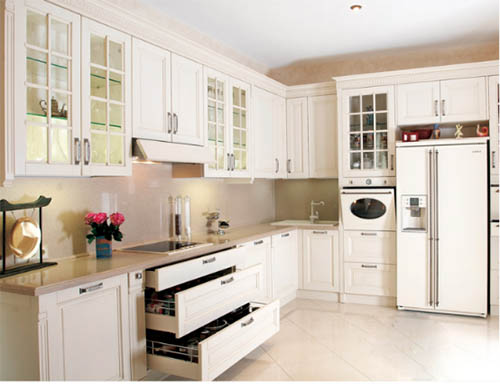 疲勞了吧  享受一下清新淡雅的田園風廚房