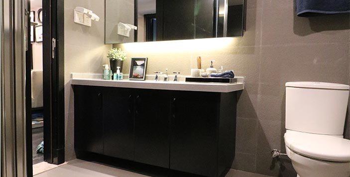 暗夜沉思 衛浴柜定制