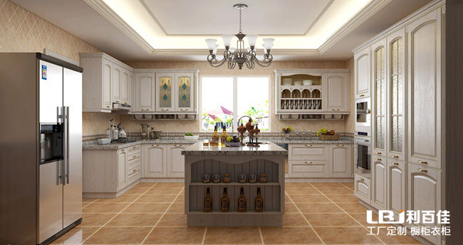 簡歐風格廚房裝修設計， 感受家的溫馨舒適