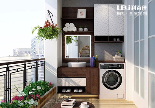 陽臺做成多功能儲物&休閑區，不僅僅是實用