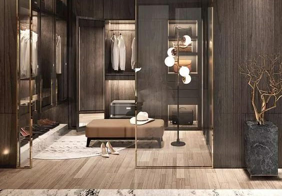 男士與女士衣帽間的衣柜設計有這些區別